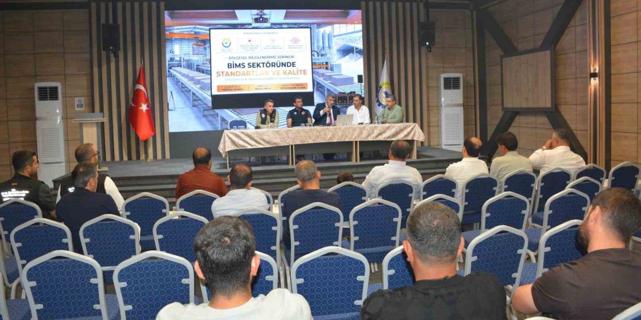 Tatvan’da bims sektörüne yönelik "Standartlar ve Kalite" semineri düzenlendi
