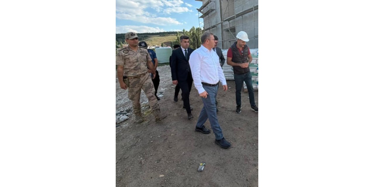 Kars Valisi Ziya Polat, Susuz’da incelemelerde bulundu