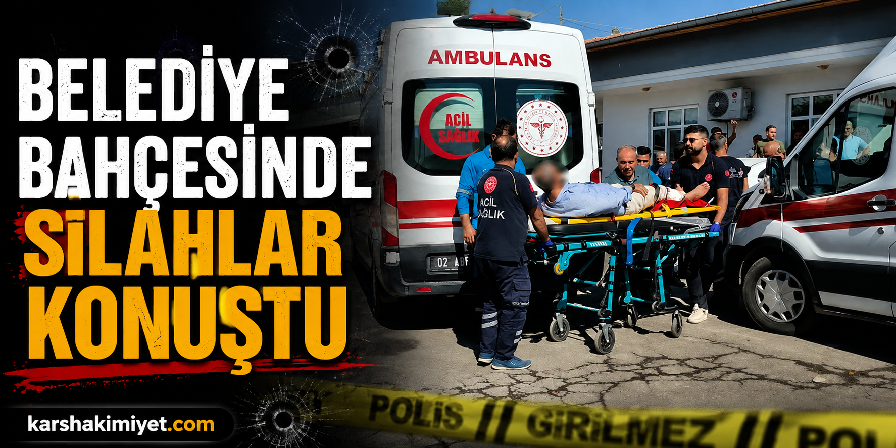 Belediye Bahçesinde Silahlar Konuştu