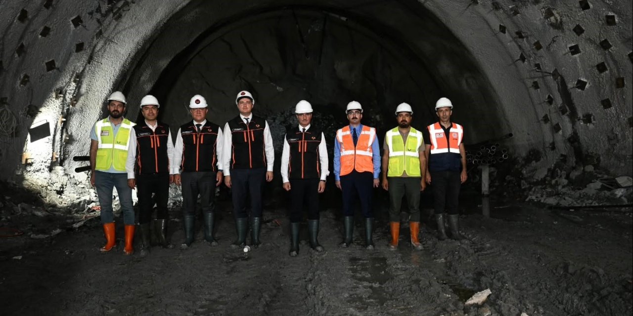 Çirişli Tüneli’nde kazı ve destek çalışmalarında yüzde 60, nihai beton çalışmalarında ise yüzde 49 seviyesine ulaşıldı