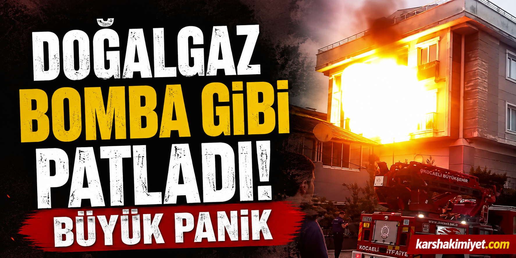 Doğalgaz Bomba Gibi Patladı: Büyük Panik