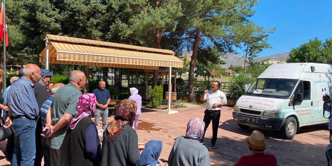 Erzincan’da 63 yaşlıya sağlık ve farkındalık eğitimi verildi