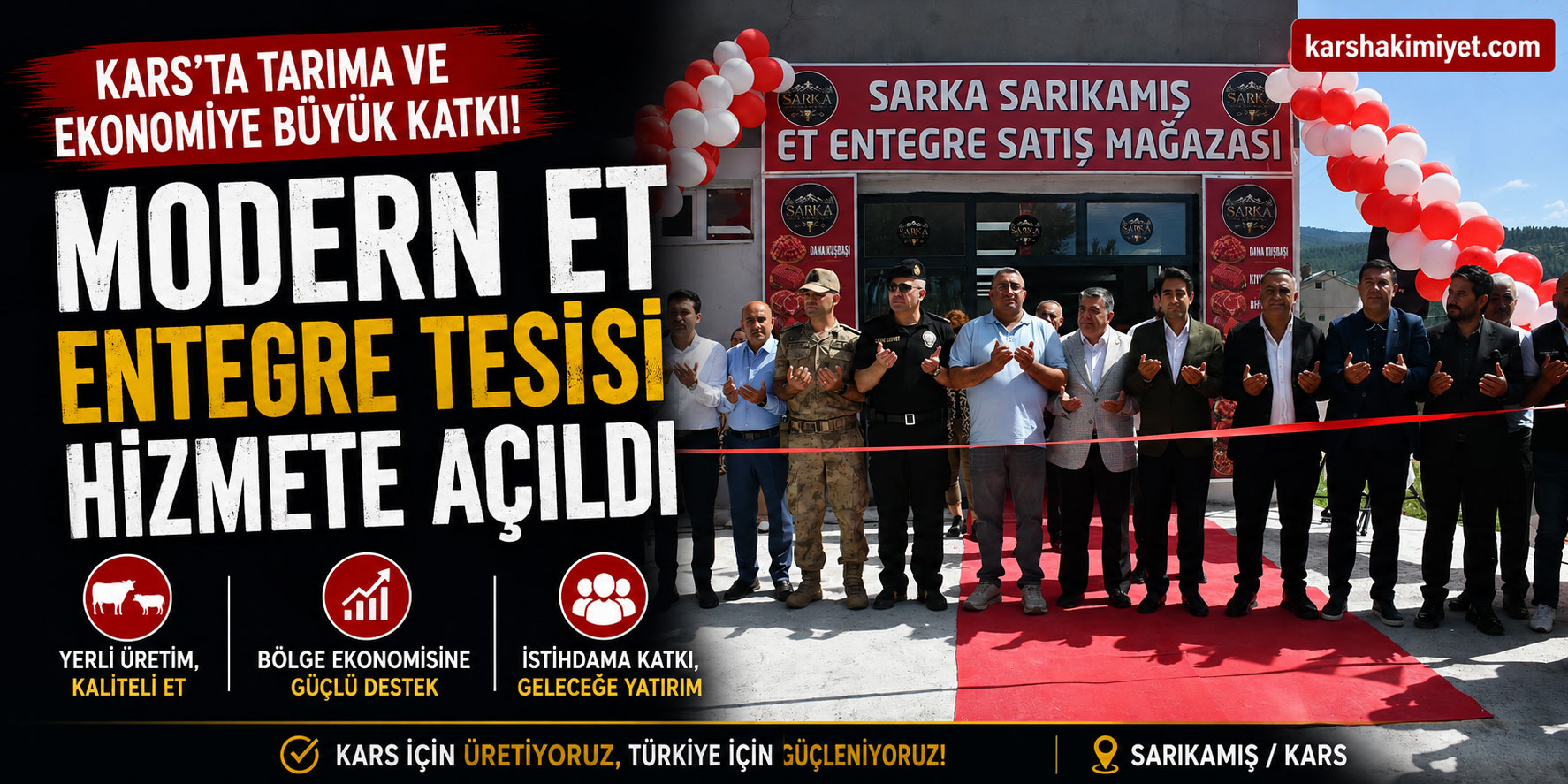 Modern Et Entegre Tesisi Hizmete Açıldı