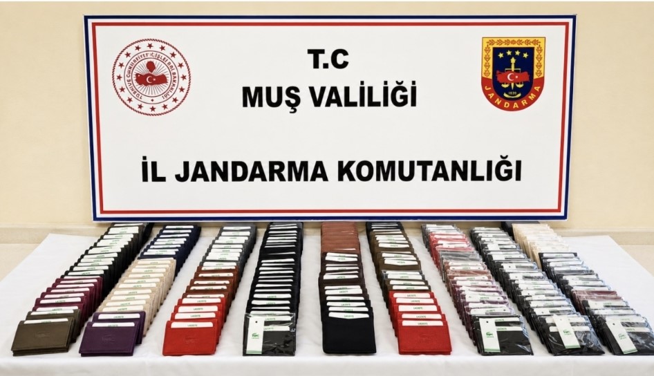 Muş’ta 825 bin TL değerinde sahte marka ürün ele geçirildi
