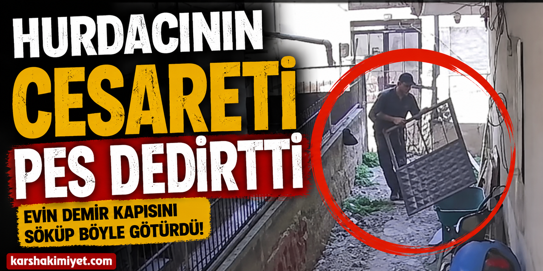 Hurdacının cesareti pes dedirtti