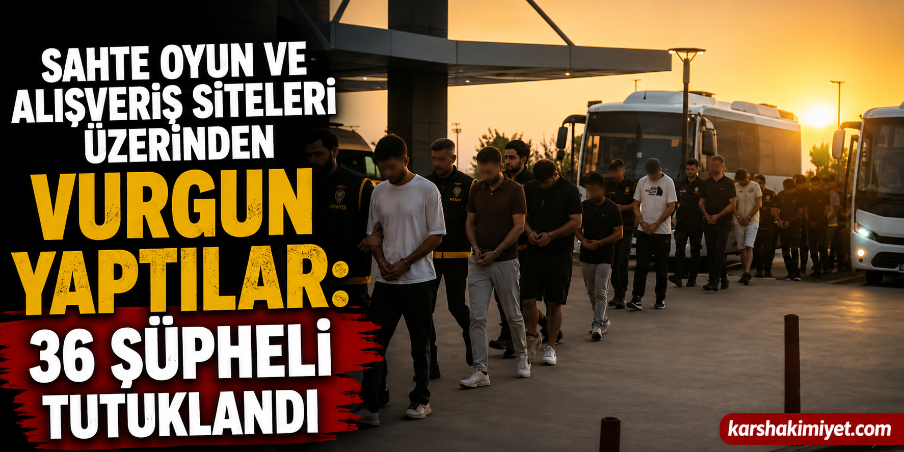 Sahte oyun ve alışveriş siteleri üzerinden vurgun yaptılar: 36 şüpheli tutuklandı