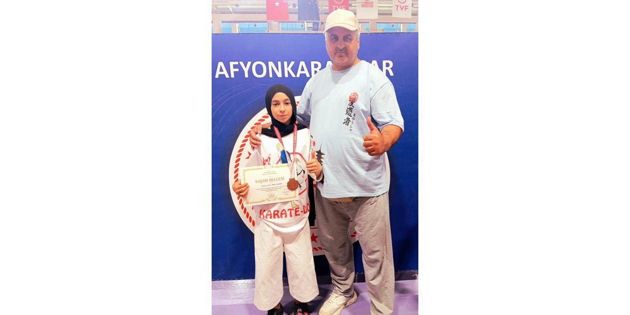 Erzincanlı sporcu Albayrak Türkiye üçüncüsü oldu