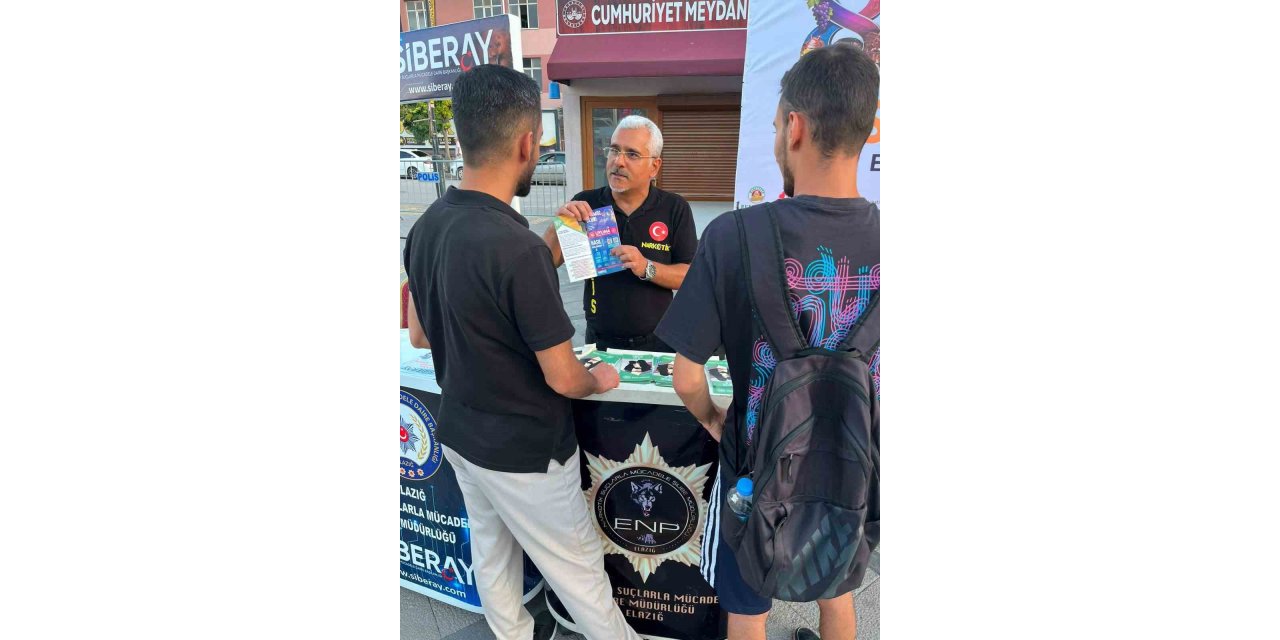 Elazığ’da vatandaşlar, polis ekipleri tarafından bilgilendirildi