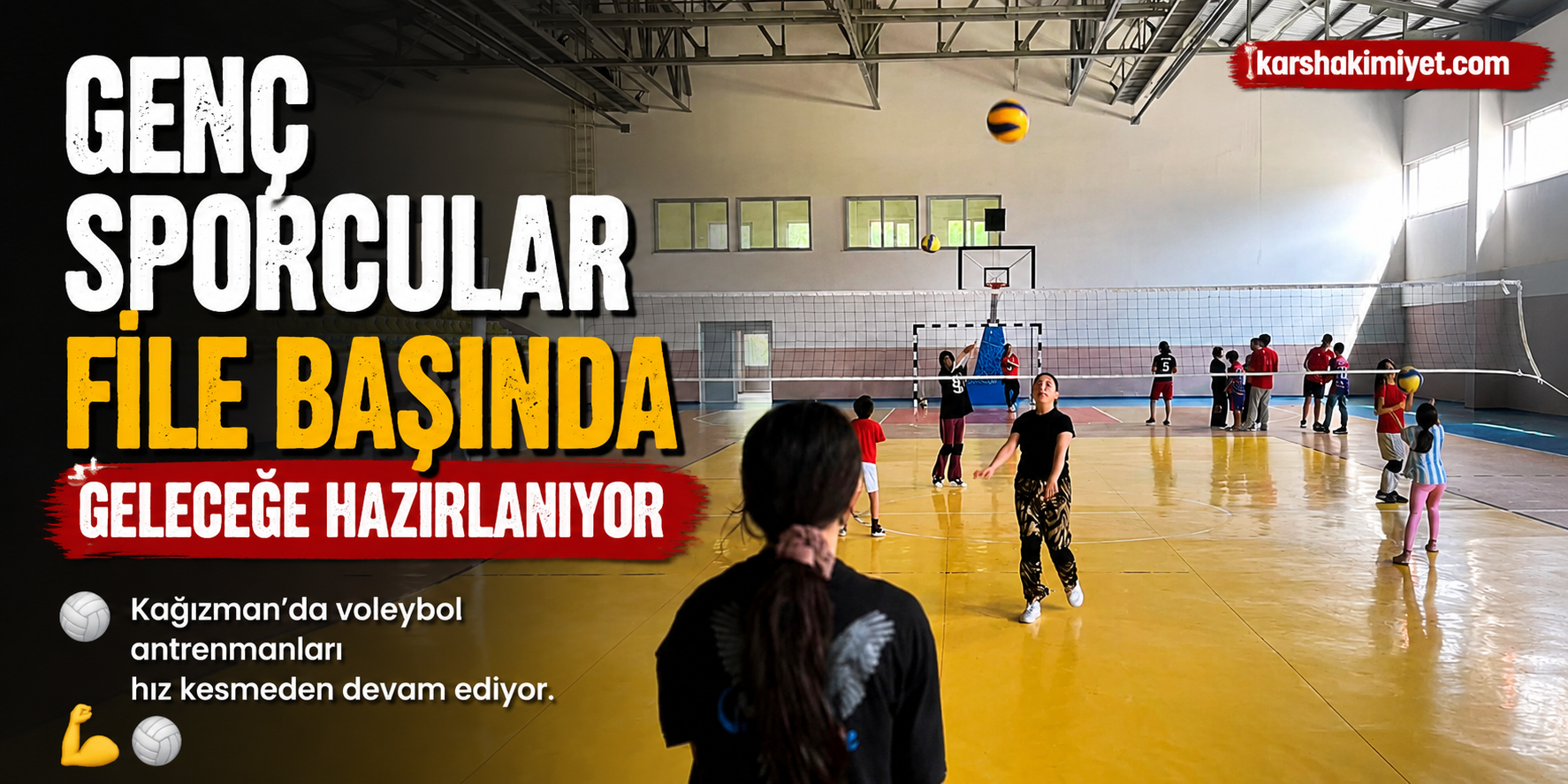 Genç Sporcular File Başında Geleceğe Hazırlanıyor