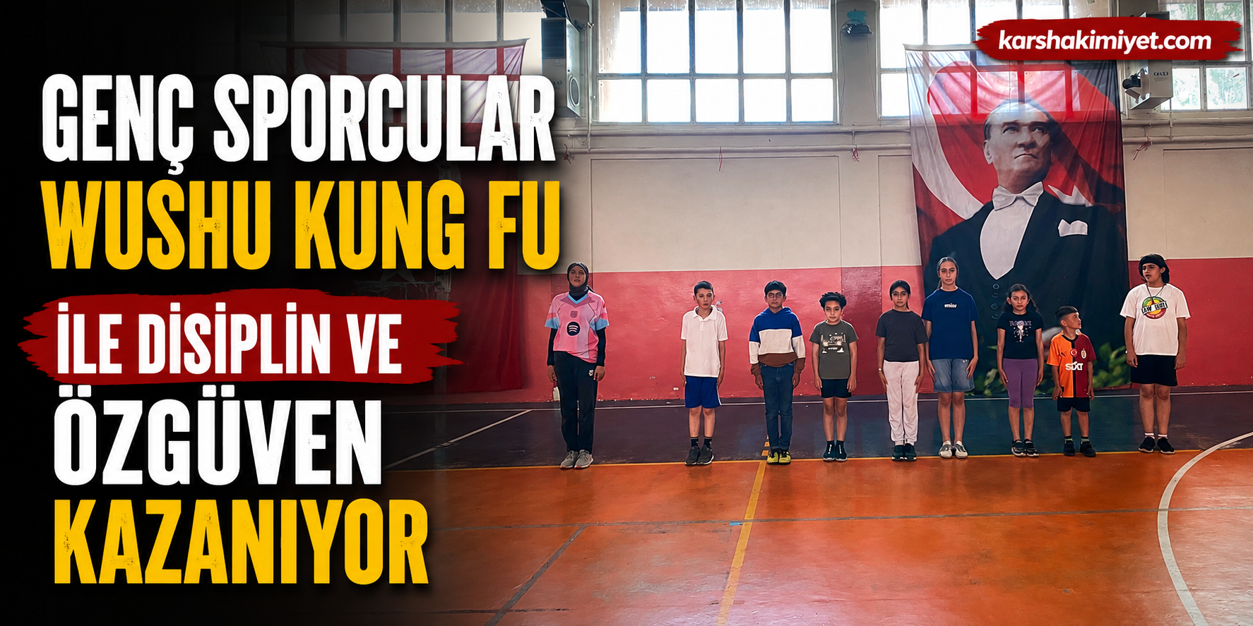 Genç Sporcular Wushu Kung Fu ile Disiplin ve Özgüven Kazanıyor