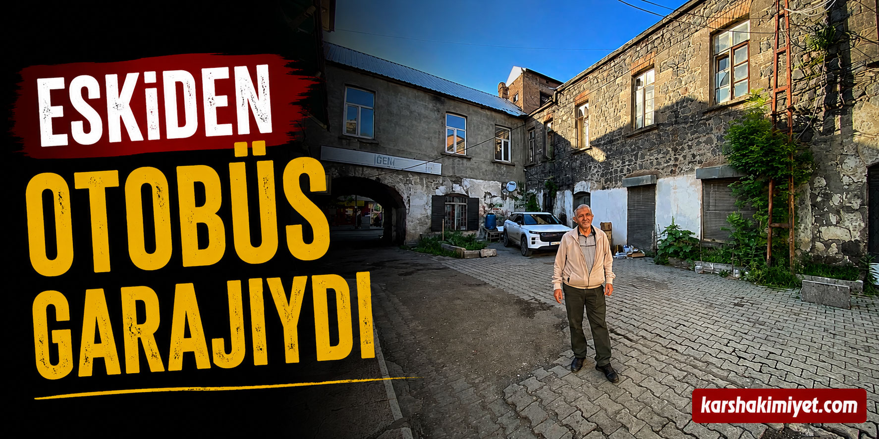 Eskiden otobüs garajıydı