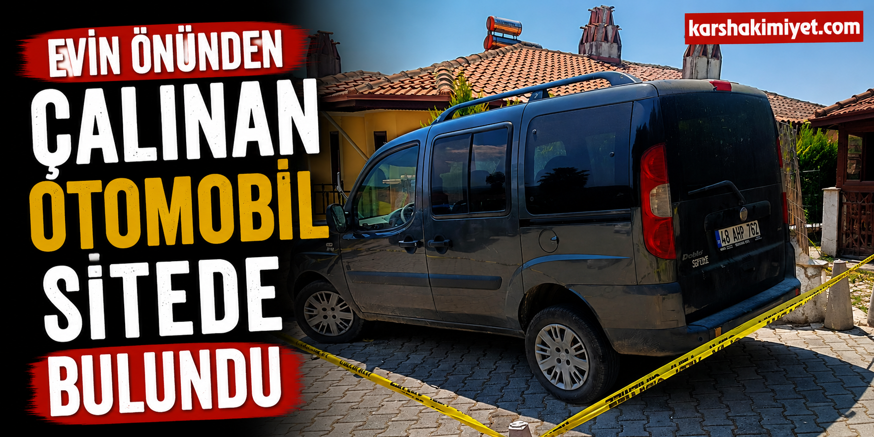 Evin Önünden Çalınan Otomobil Sitede Bulundu