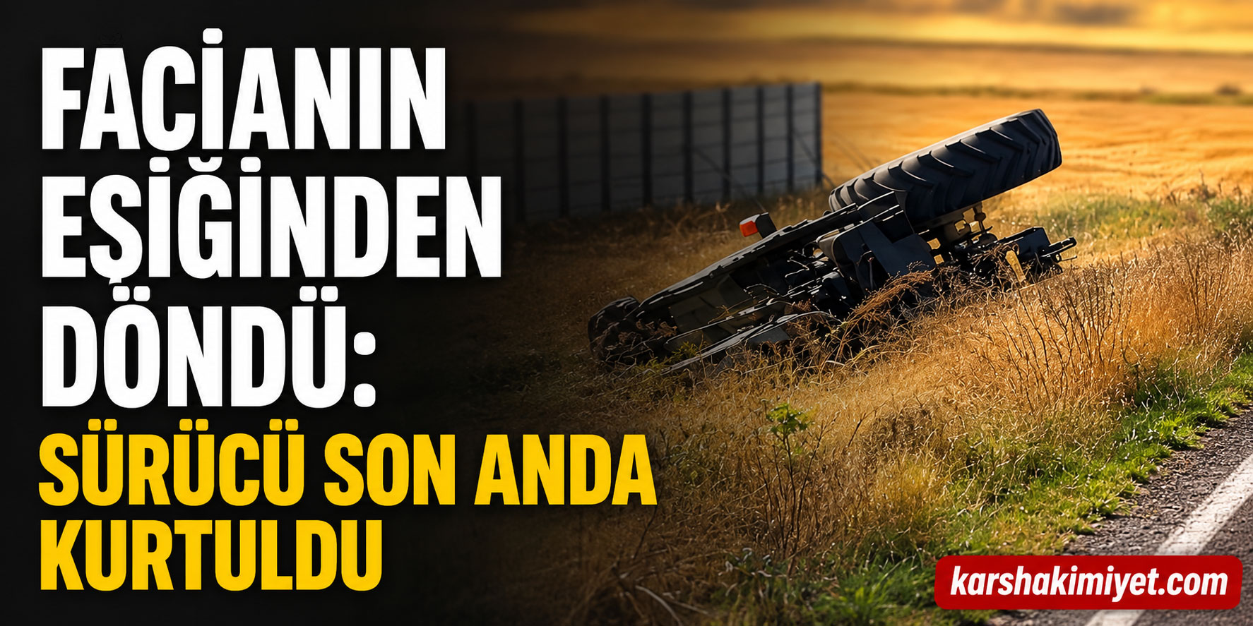 Facianın Eşiğinden Döndü: Sürücü Son Anda Kurtuldu