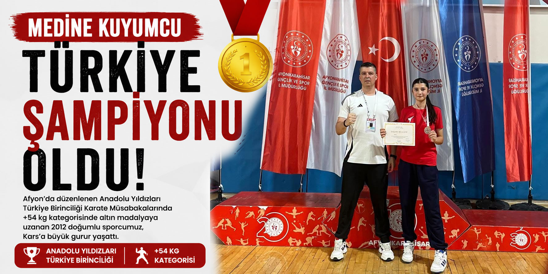 Medine Kuyumcu Türkiye Şampiyonu Oldu