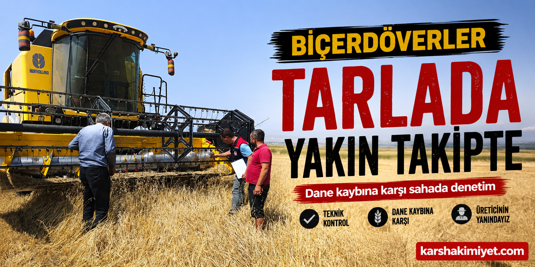 Biçerdöverler Tarlada Yakın Takipte