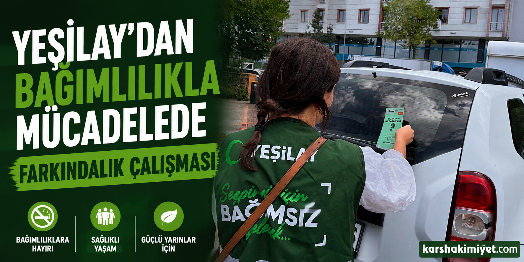 Yeşilay’dan Bağımlılıkla Mücadelede Farkındalık Çalışması