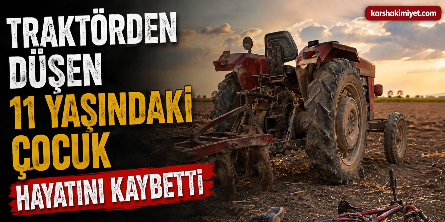Traktörden Düşen 11 Yaşındaki Çocuk Hayatını Kaybetti