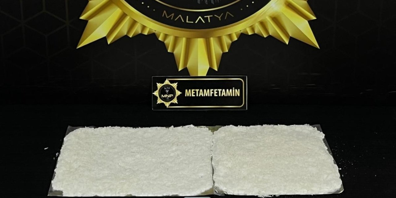 Malatya’da 900 gram metamfetamin ele geçirildi: 1 şüpheli tutuklandı