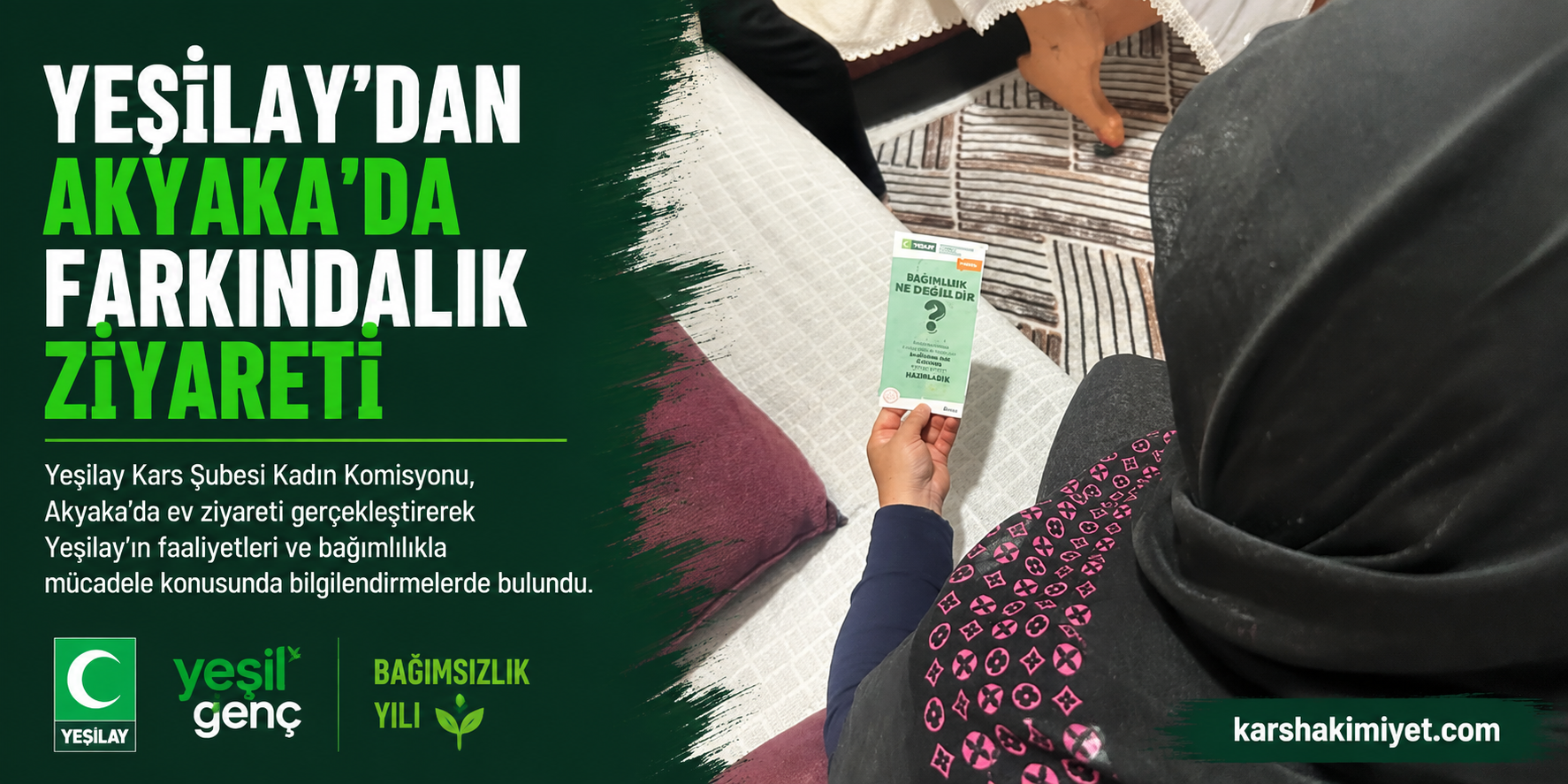 Yeşilay’dan Akyaka’da Farkındalık Ziyareti
