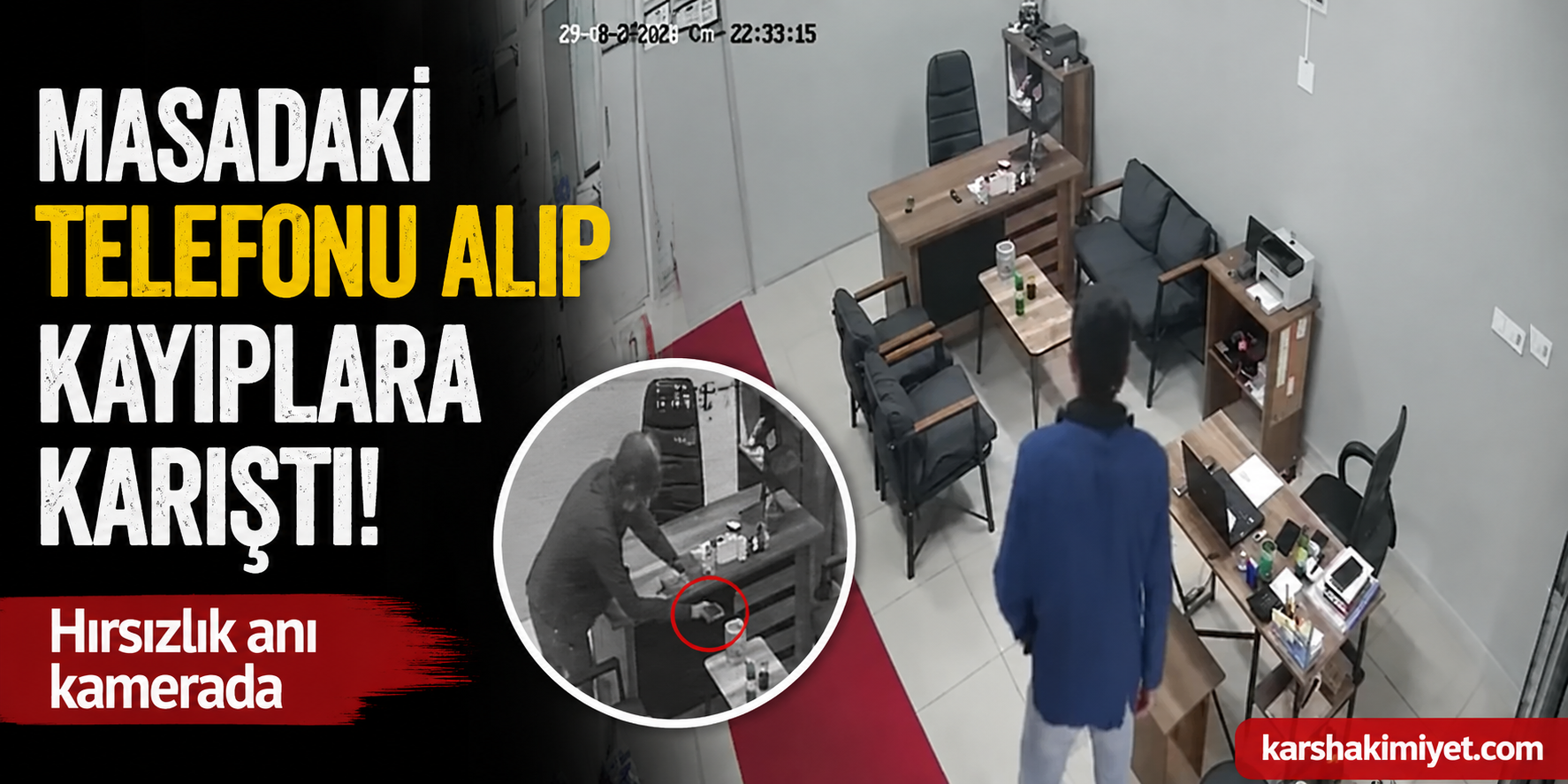 Masadaki Telefonu Alıp Kayıplara Karıştı