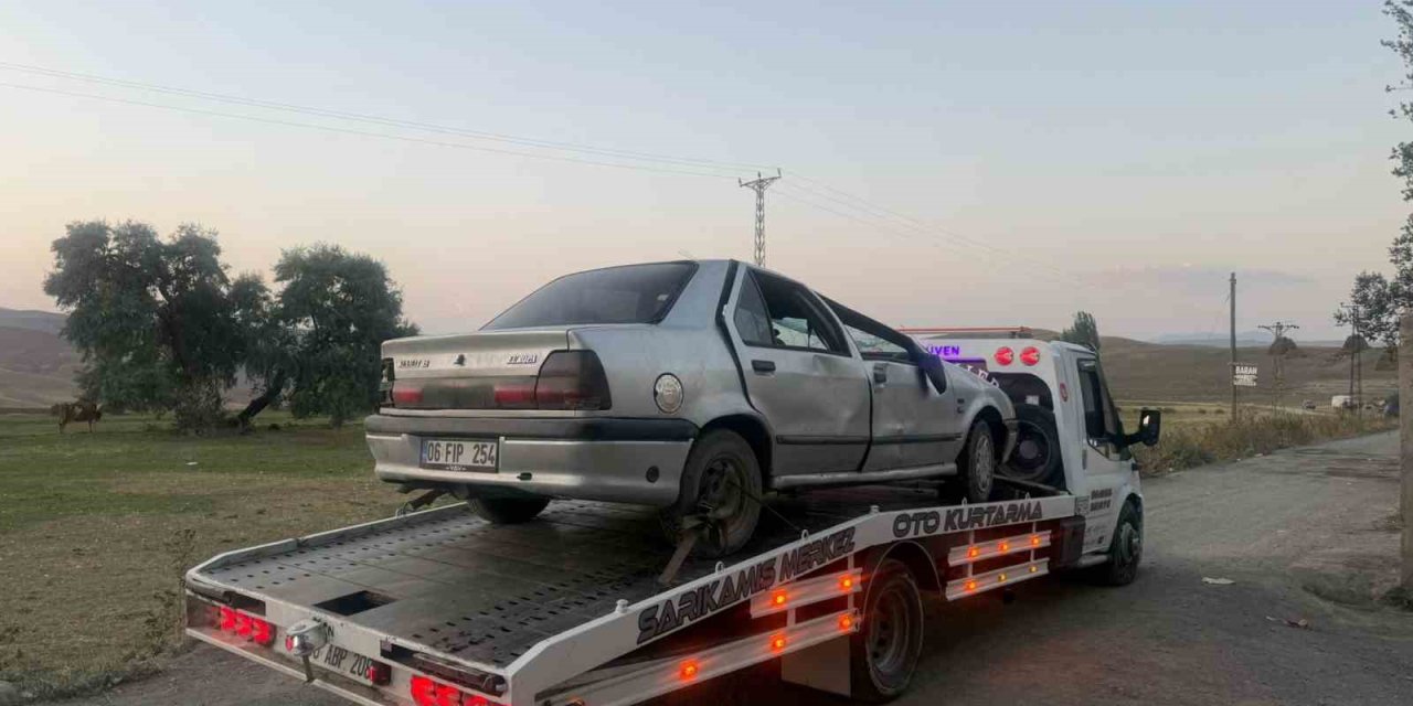 Sarıkamış’ta yağmur kazayı beraberinde getirdi: 1 yaralı
