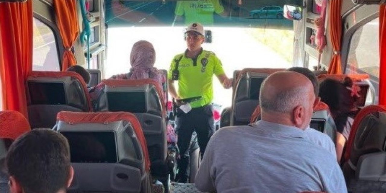 Kars’ta şehirler arası yollarda trafik denetimleri sürüyor