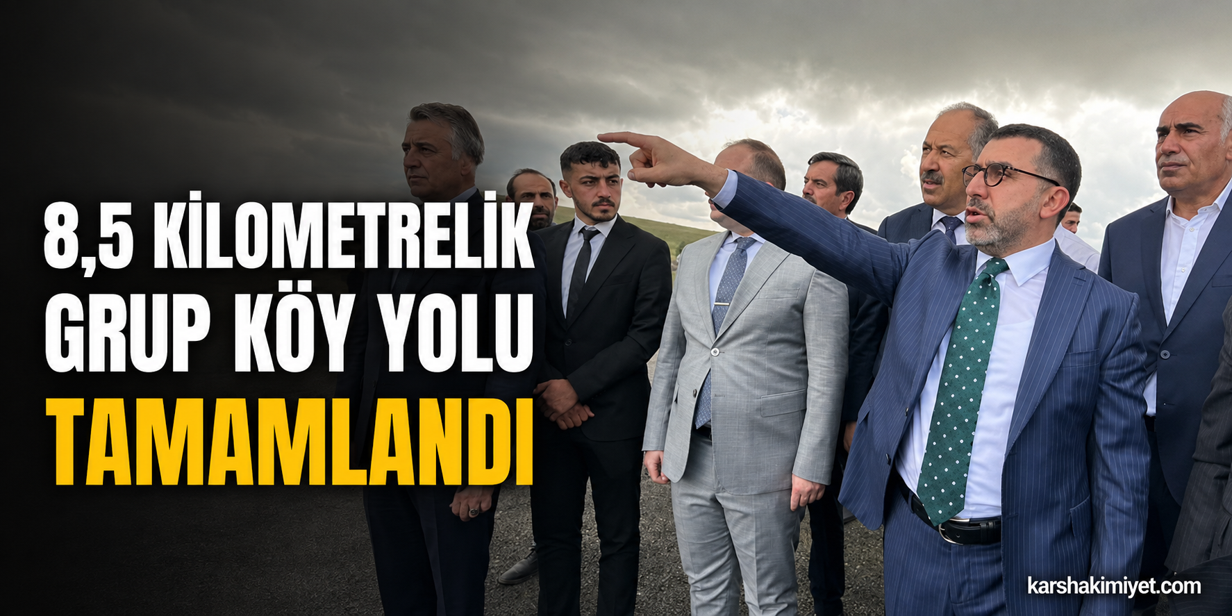 8,5 Kilometrelik Grup Köy Yolu Tamamlandı