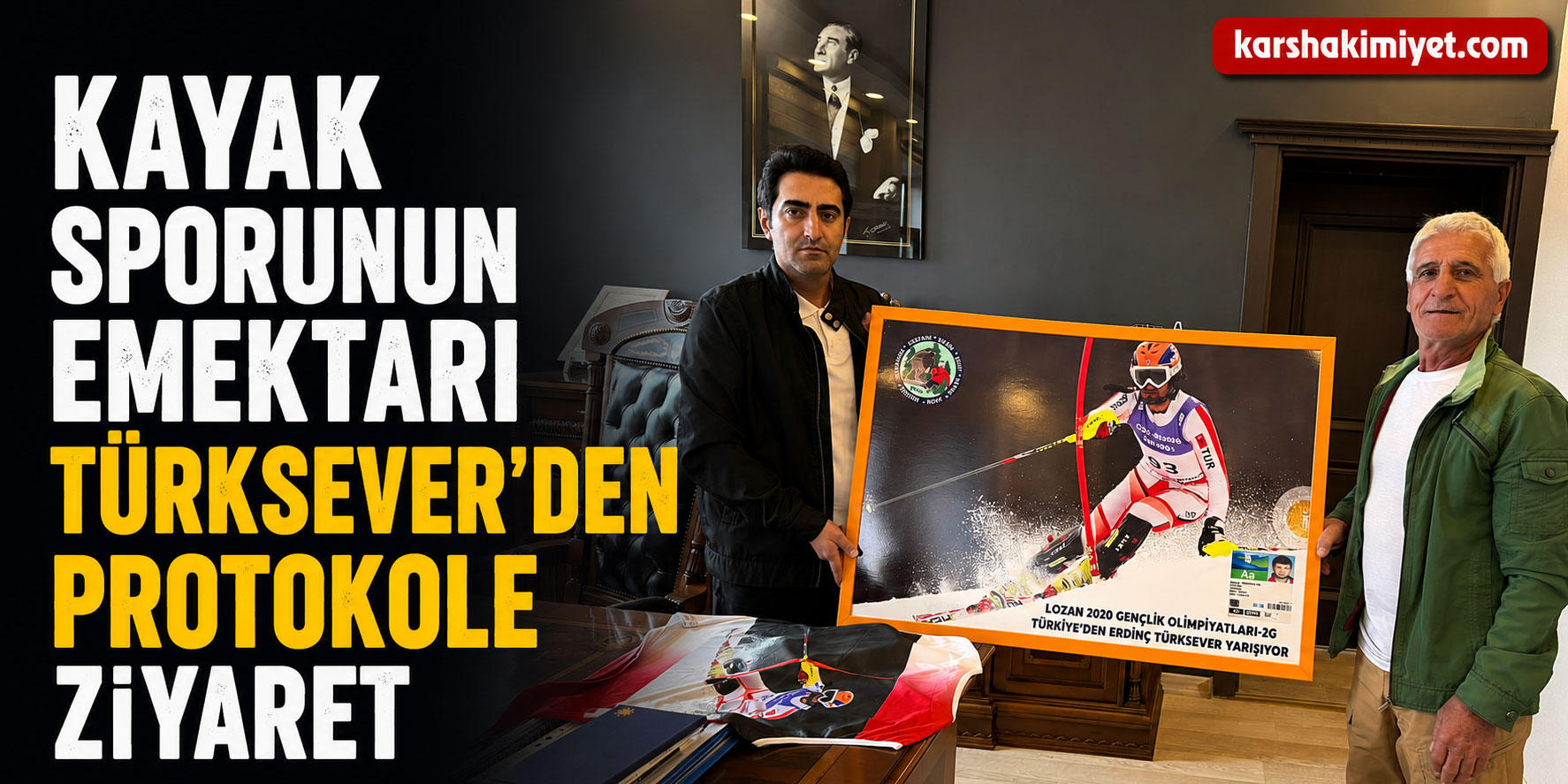 Kayak Sporunun Emektarı Türksever’den Protokole Ziyaret