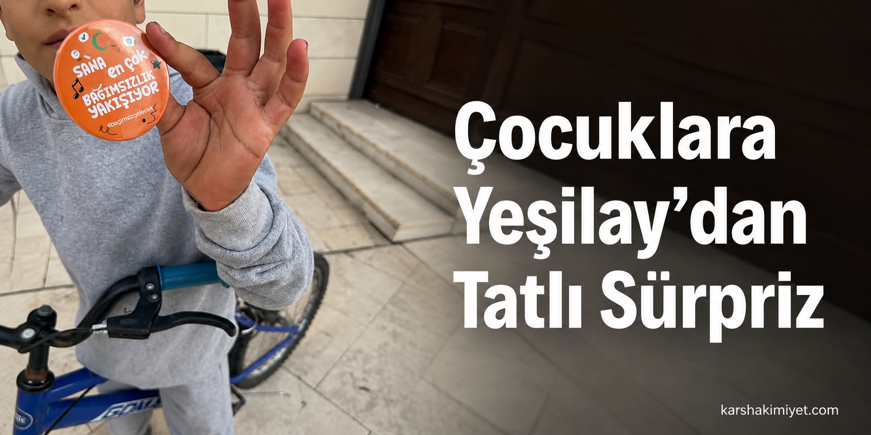 Çocuklara Yeşilay’dan Tatlı Sürpriz
