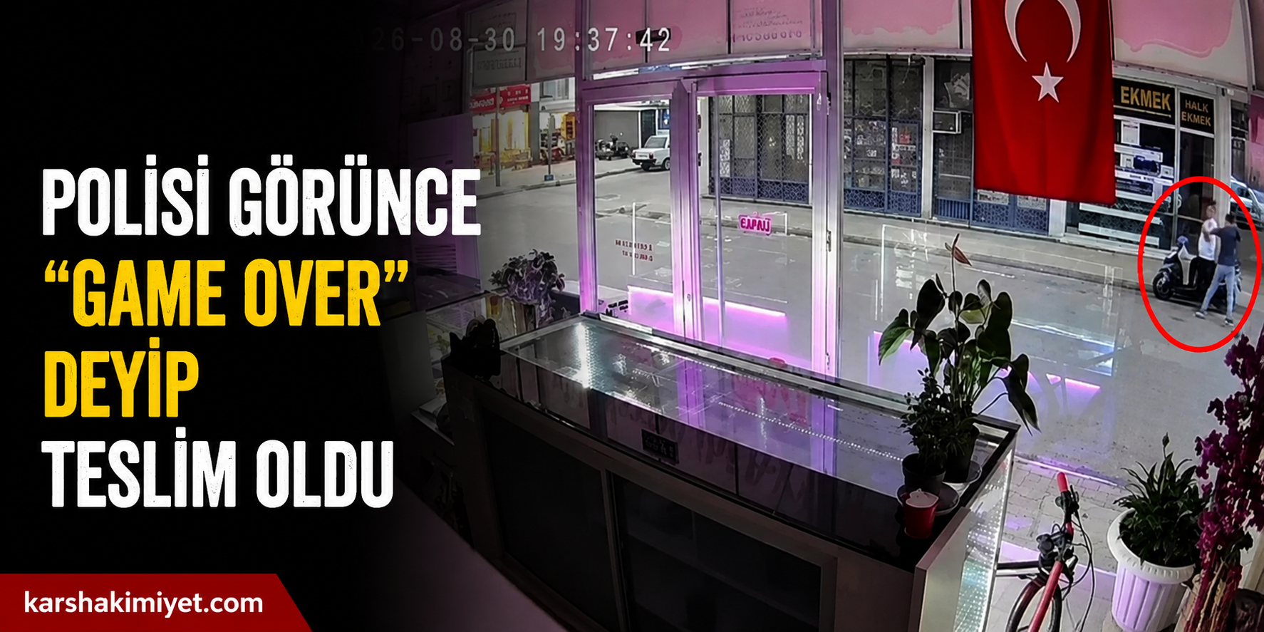Polisi Görünce “Game Over” Deyip Teslim Oldu