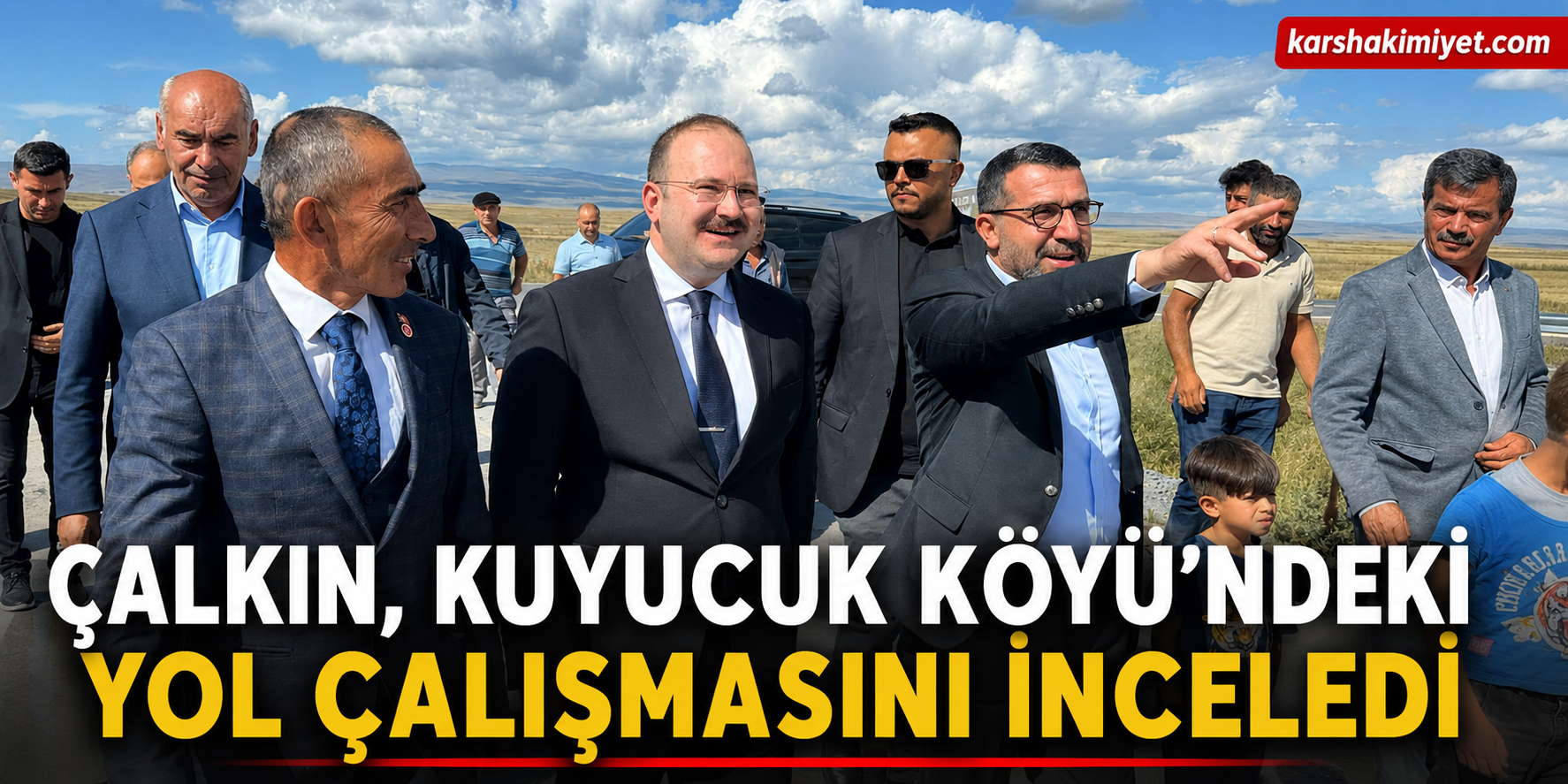 Çalkın, Kuyucuk Köyü’ndeki Yol Çalışmasını İnceledi