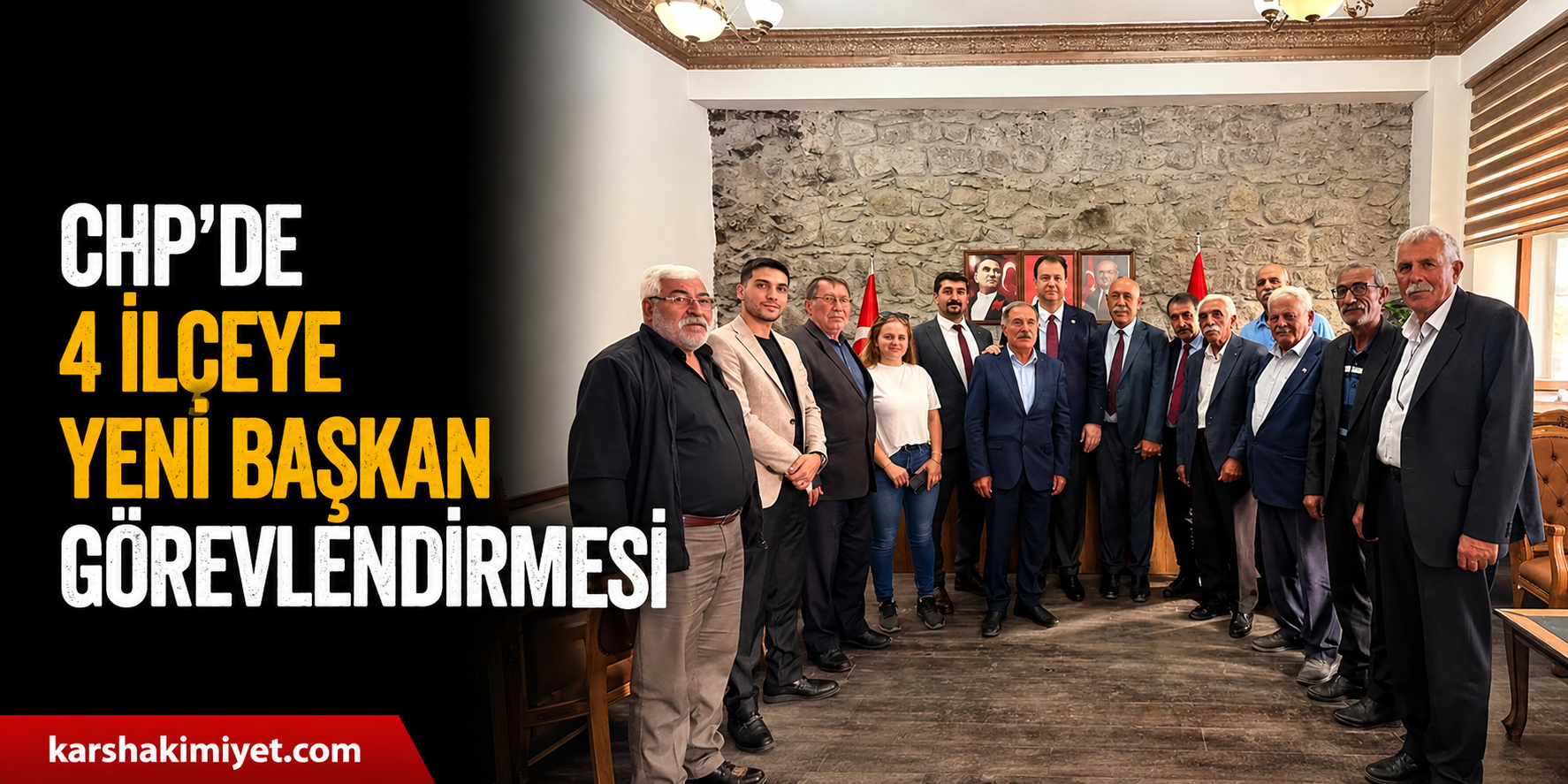 CHP’de 4 İlçeye Yeni Başkan Görevlendirmesi