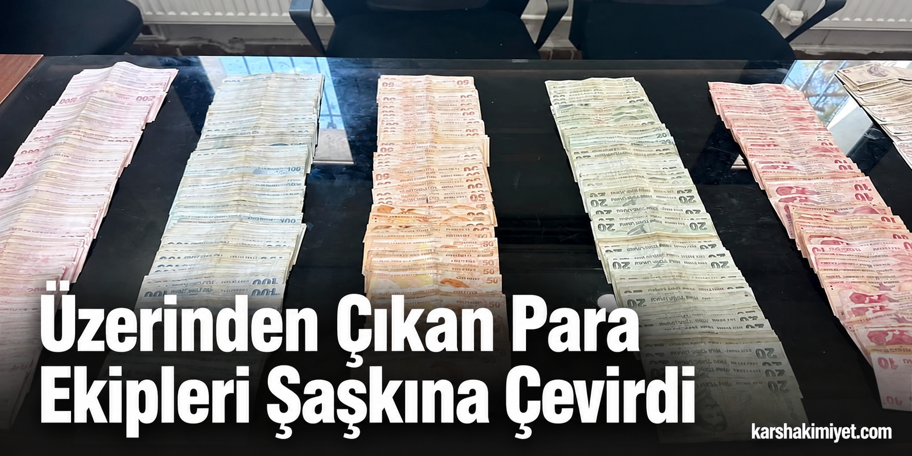 Üzerinden Çıkan Para Ekipleri Şaşkına Çevirdi