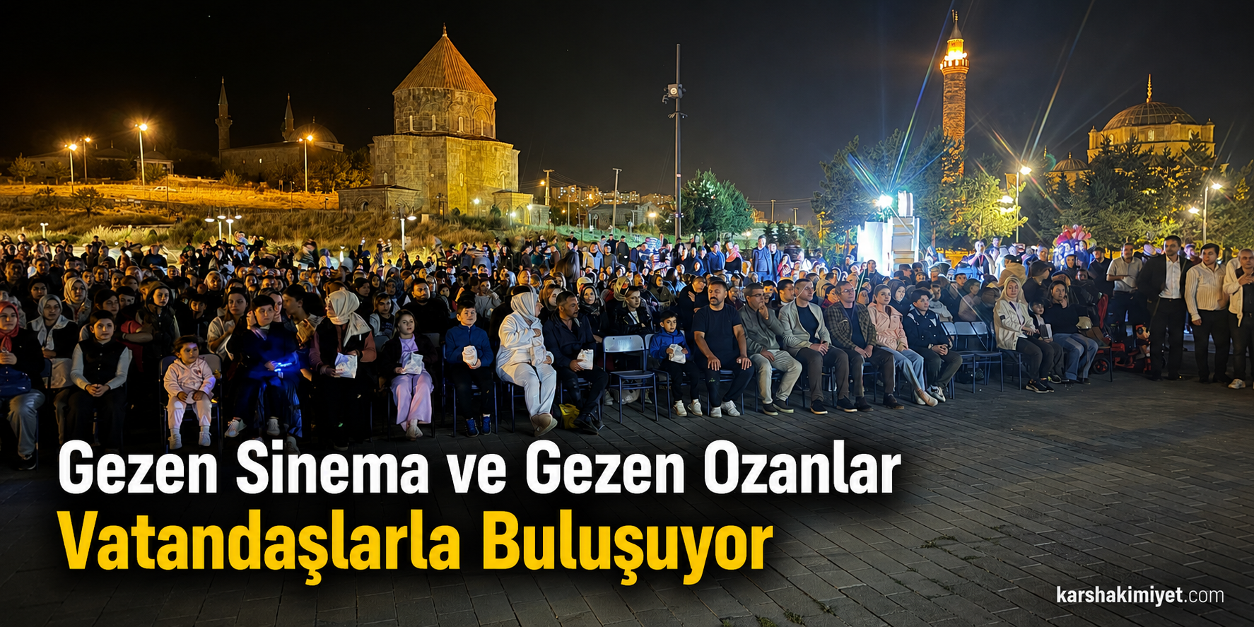 Gezen Sinema ve Gezen Ozanlar Vatandaşlarla Buluşuyor