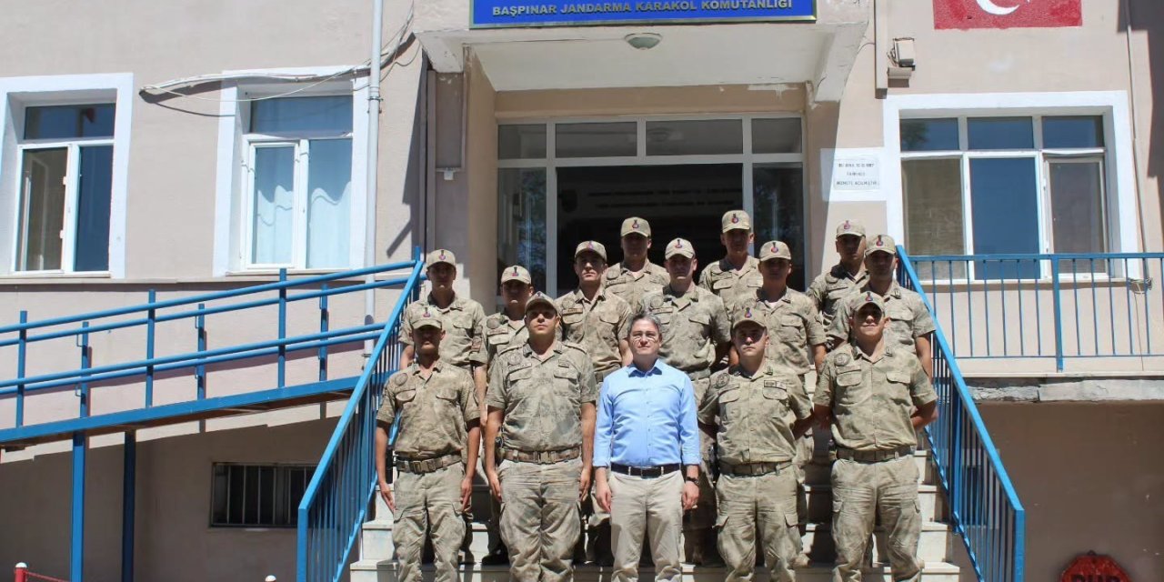 Başpınar Karakolunda güvenlik ve asayiş değerlendirmesi
