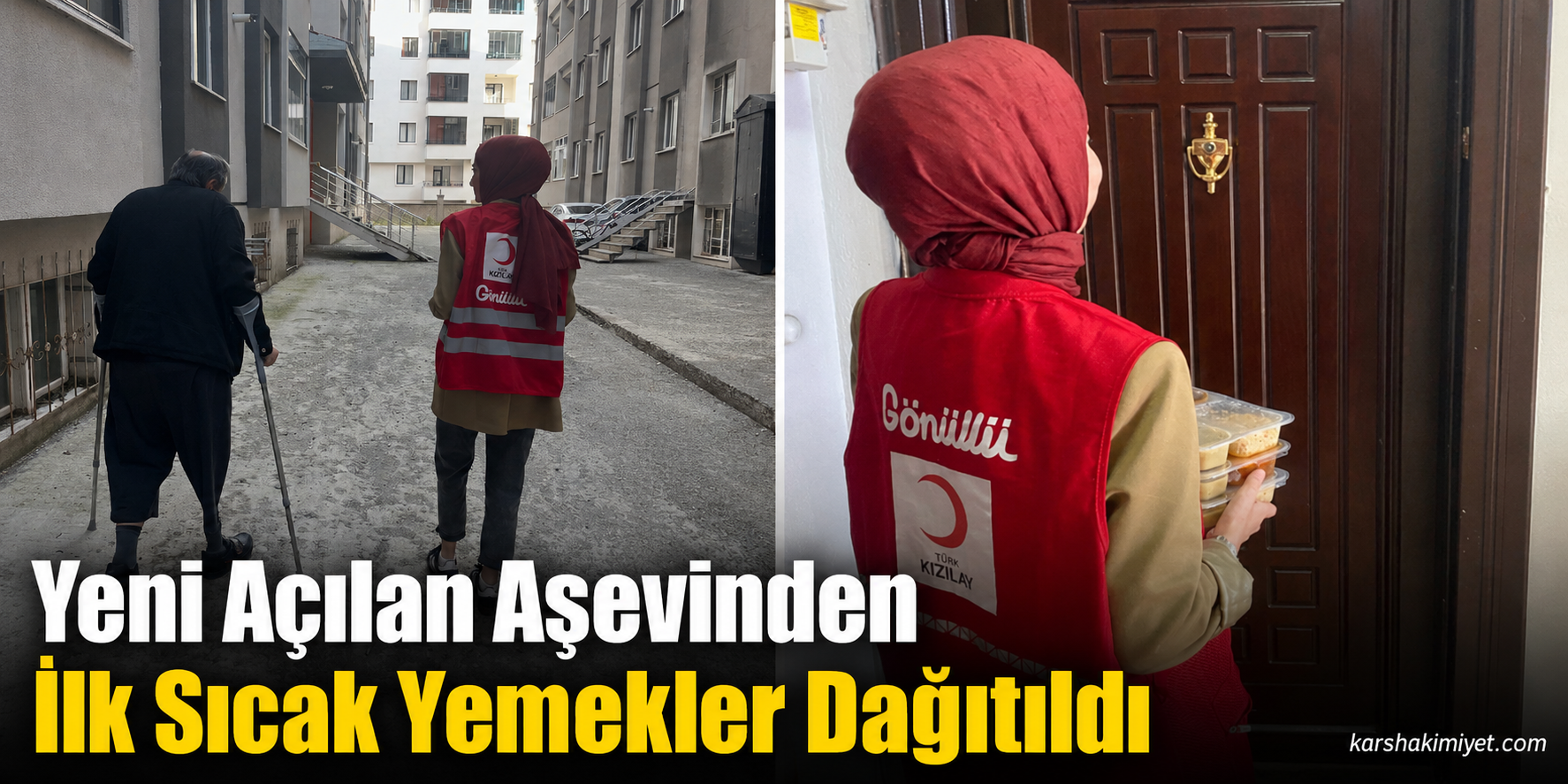 Yeni Açılan Aşevinden İlk Sıcak Yemekler Dağıtıldı