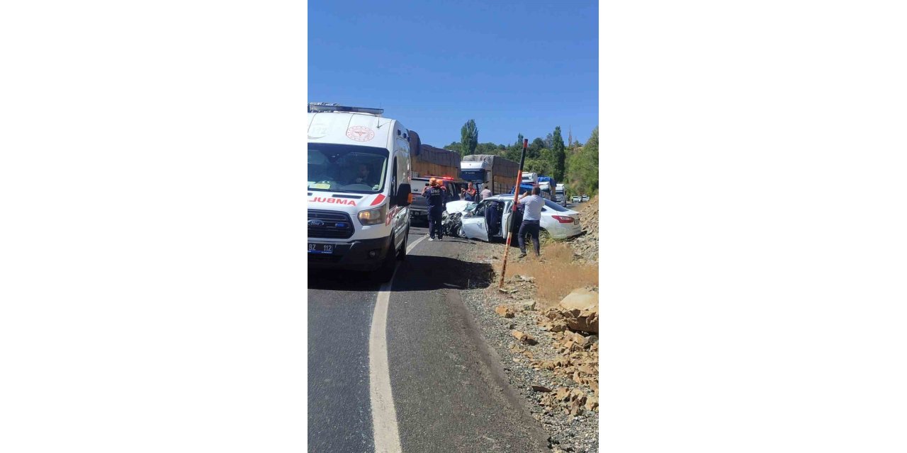 Elazığ’da trafik kazası: 1 yaralı