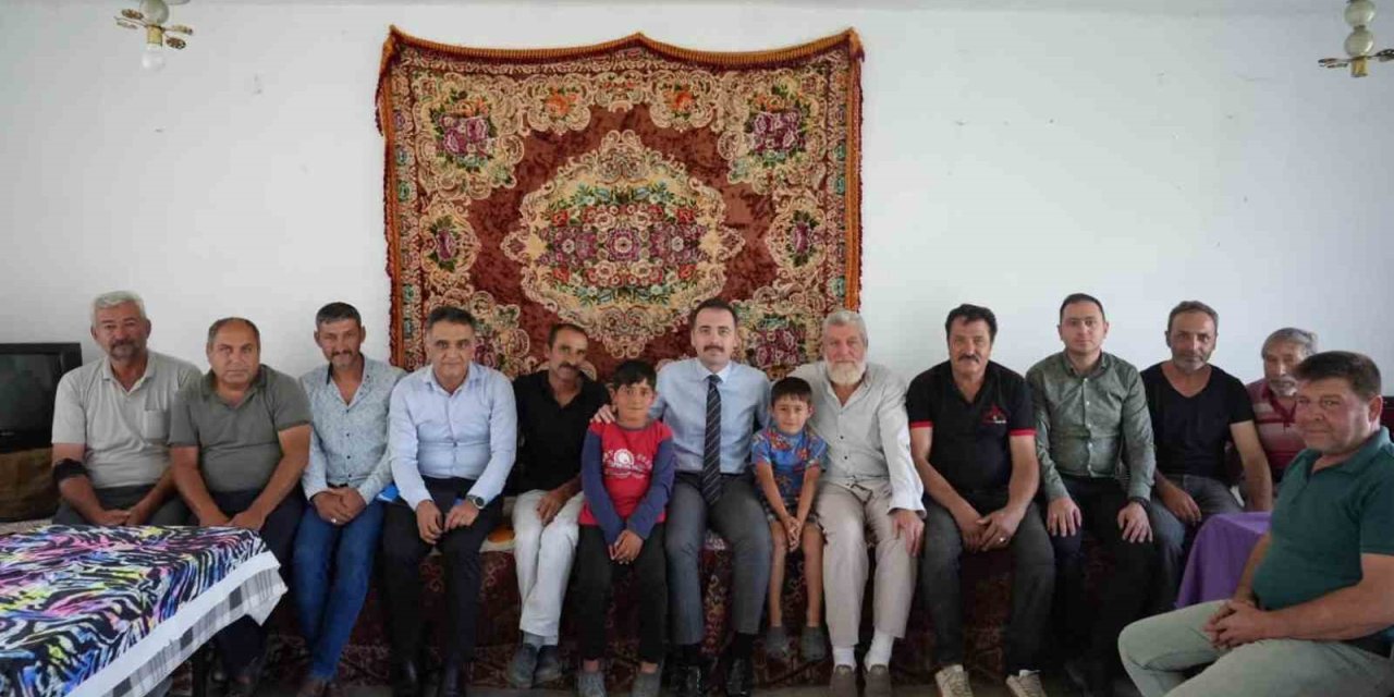 Üzümlü Kaymakamı Hökelekli köy ziyaretlerinde bulundu