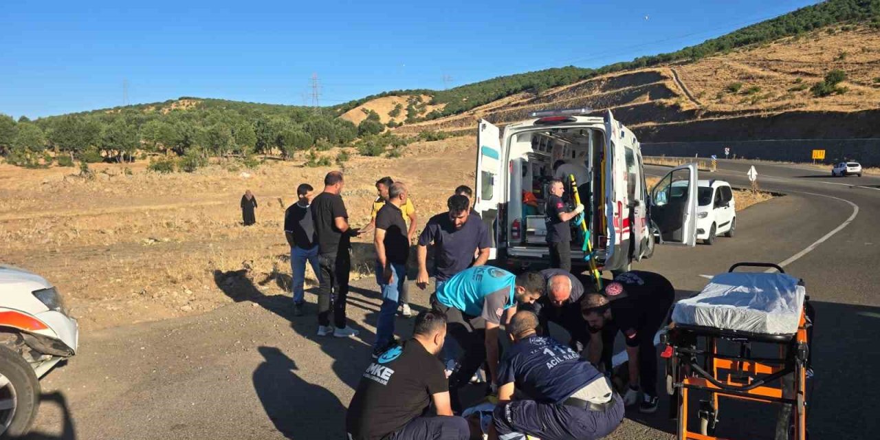 Bingöl’de kamyonet şarampole yuvarlandı: 3 yaralı