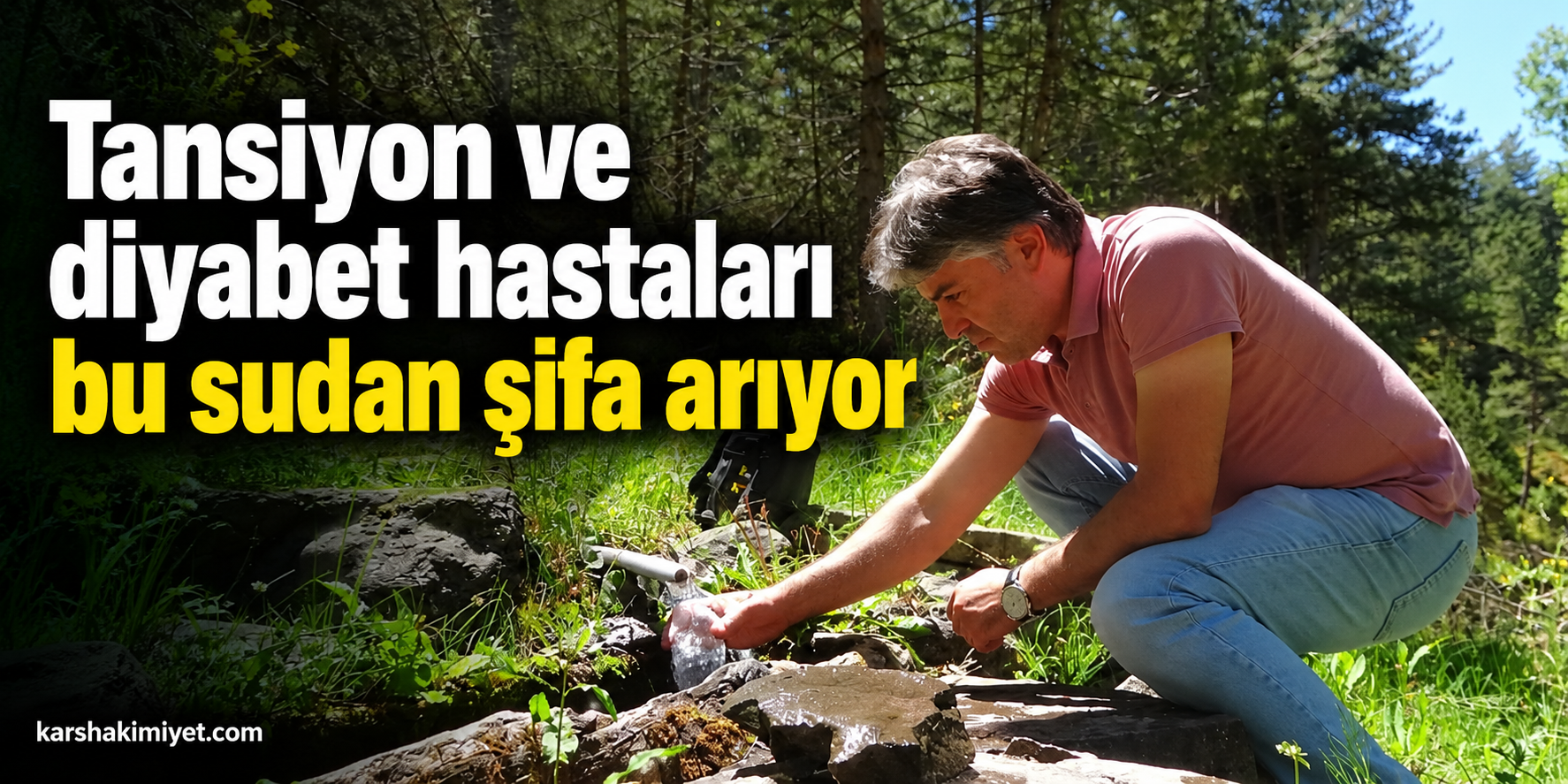 Tansiyon ve diyabet hastaları bu sudan şifa arıyor