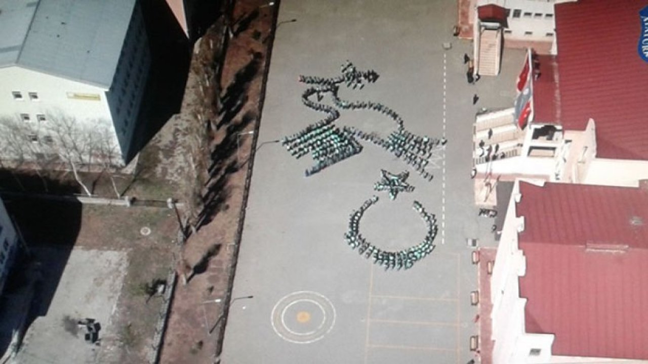 Kars'tan 600 öğrenciyle anlamlı mesaj