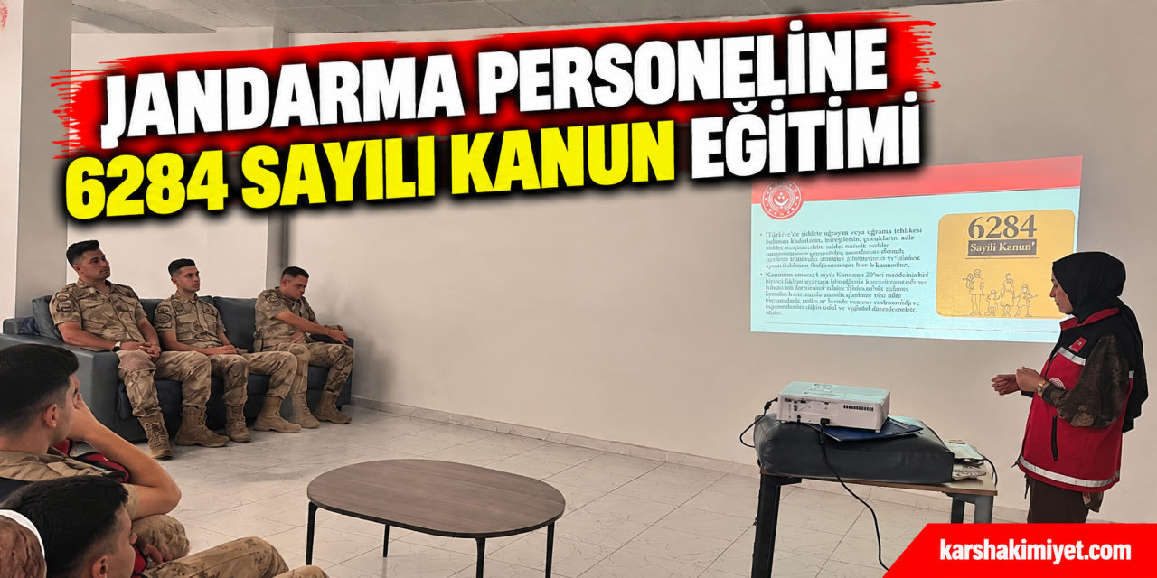 Jandarma Personeline 6284 Sayılı Kanun Eğitimi