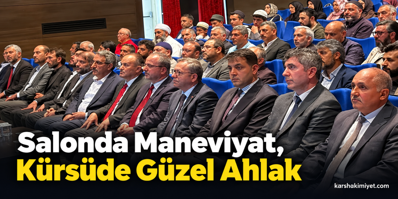 Salonda Maneviyat, Kürsüde Güzel Ahlak