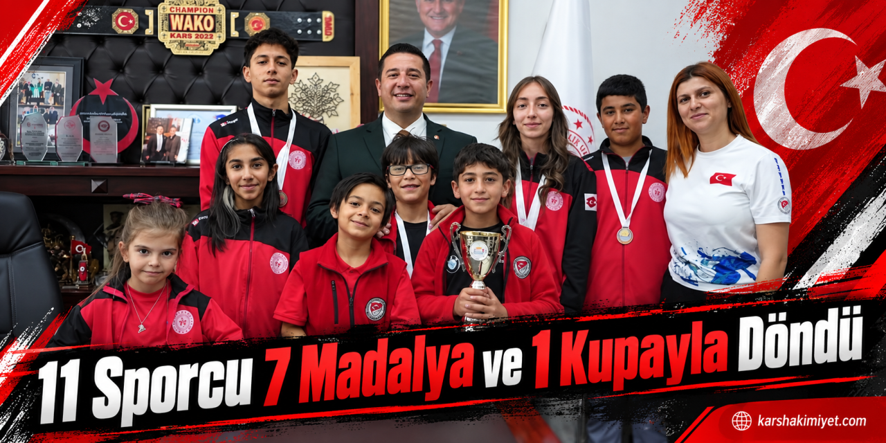 11 Sporcu 7 Madalya ve 1 Kupayla Döndü