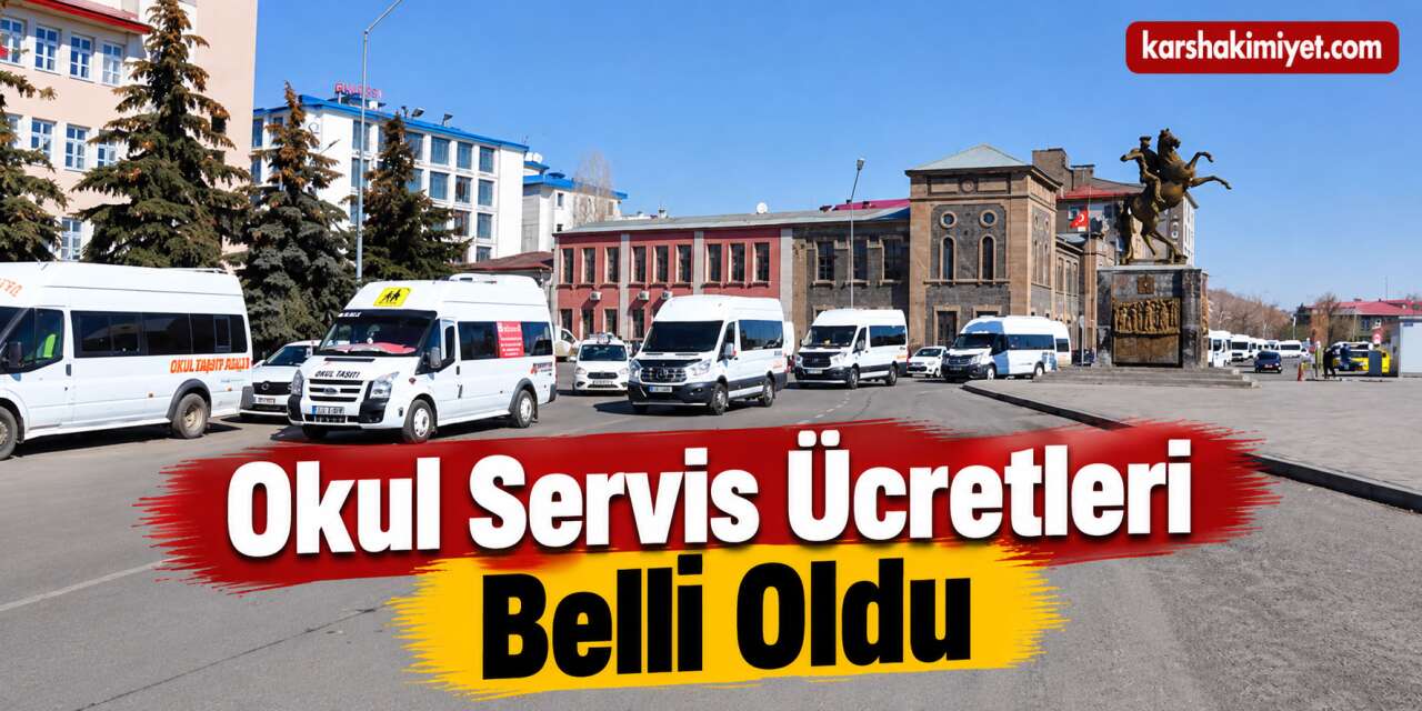 Kars'ta Okul Servis Ücretleri Belli Oldu
