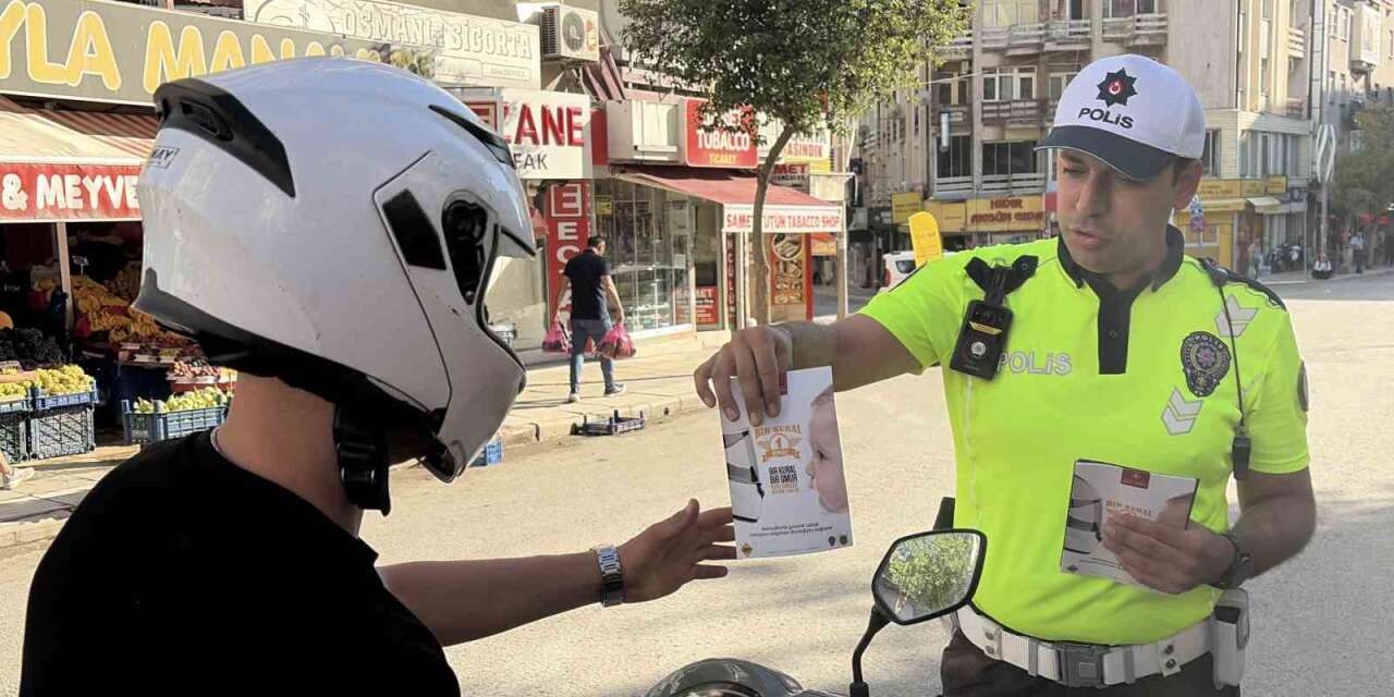 Elazığ’da 89 motosiklet sürücüsüne 848 bin lira ceza