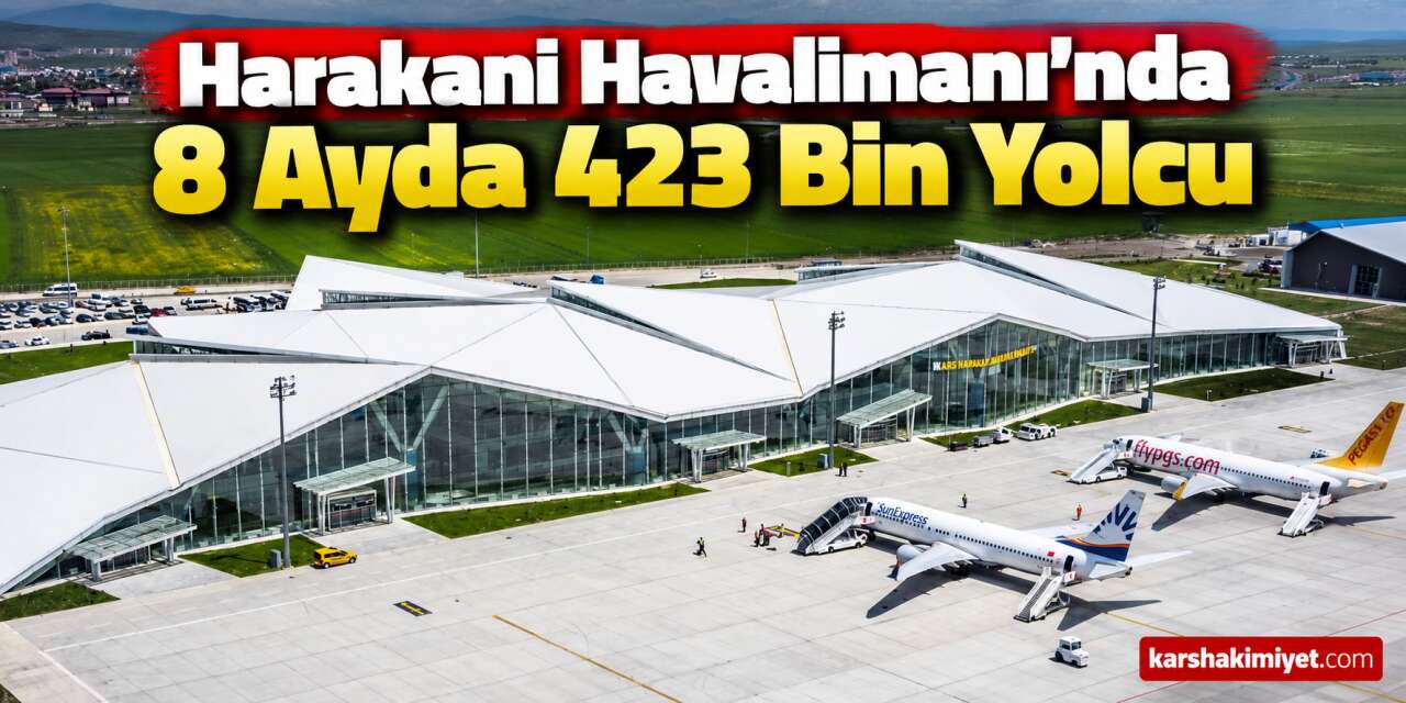 Harakani Havalimanı’nda 8 Ayda 423 Bin Yolcu