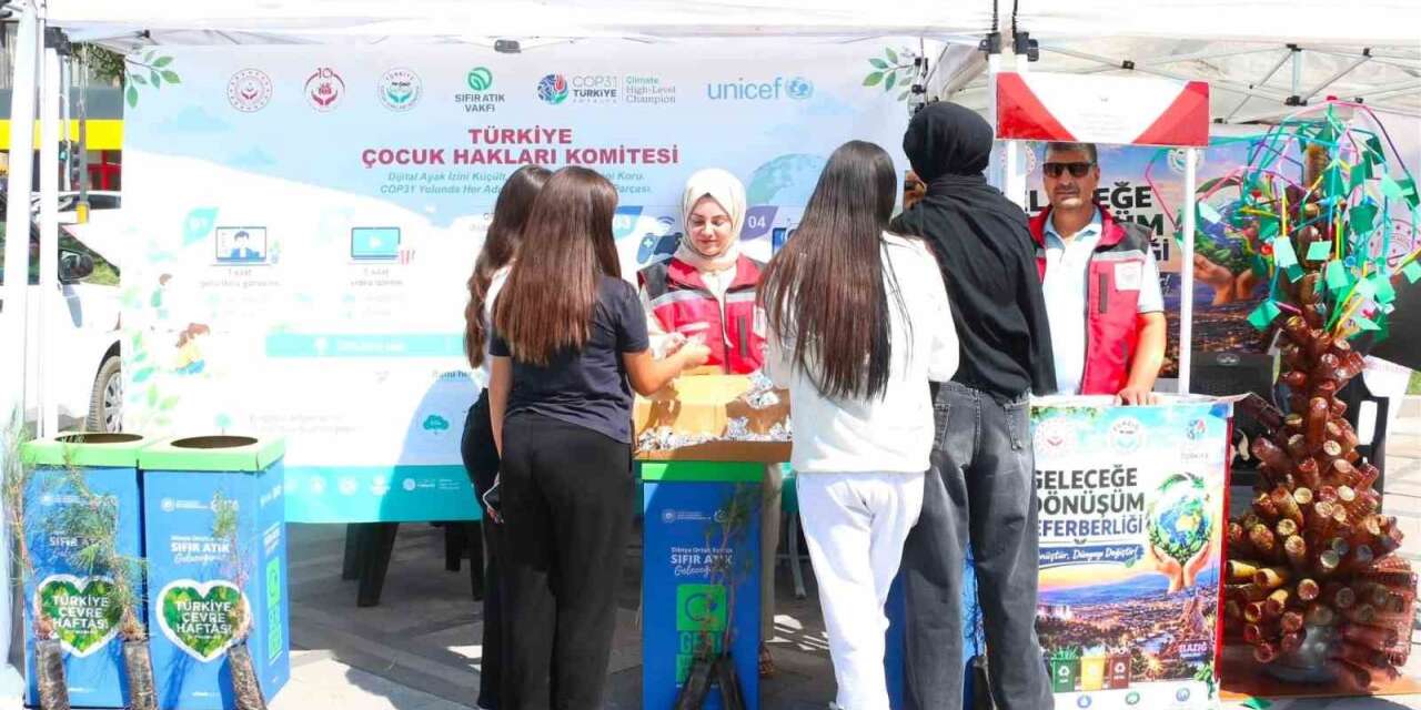Elazığ’da  iklim değişikliği farkındalık etkinliği