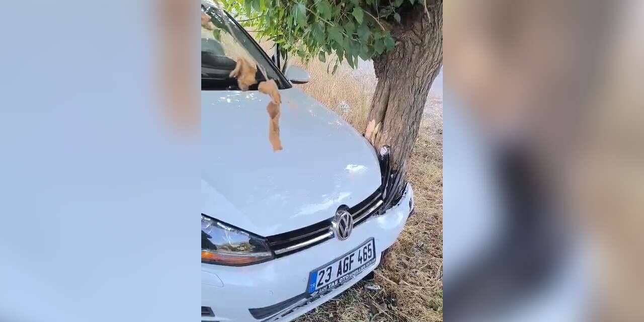 Elazığ’da trafik kazası: 2 yaralı