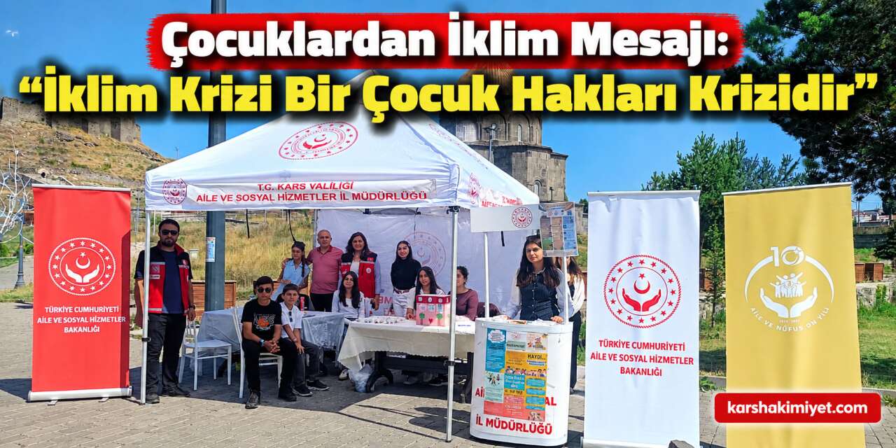 Çocuklardan İklim Mesajı: “İklim Krizi Bir Çocuk Hakları Krizidir”